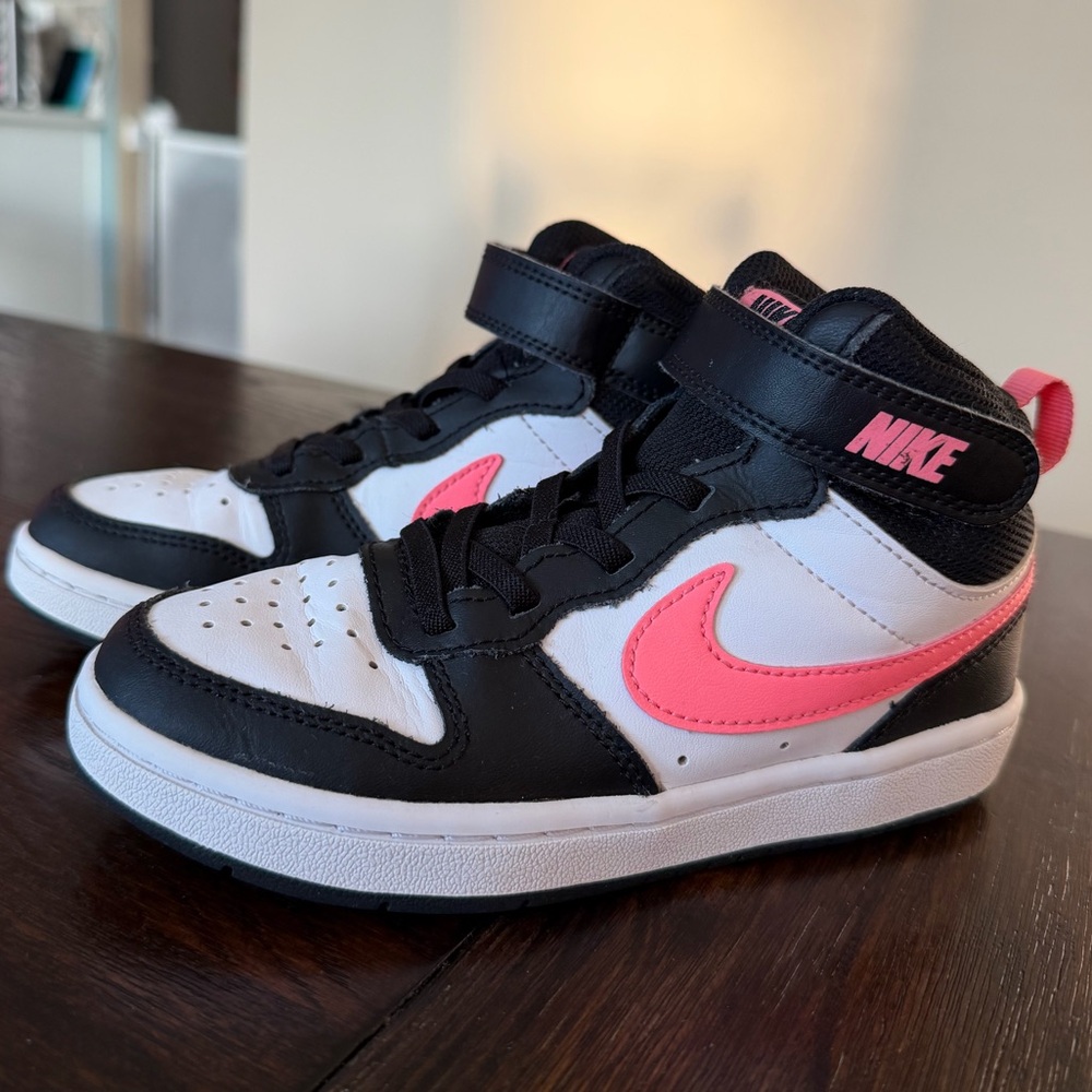 Nike Court Borough Mid 2 Sneaker - Kids' - Picture 2 of 9